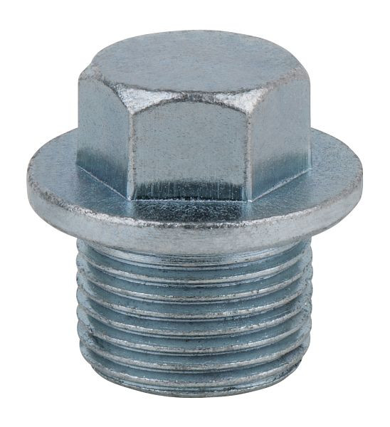 KS Tools Ölablassschraube, Außen6kant 17mm, M20x1,5x15mm, VE: 10 Stück, 430.1191