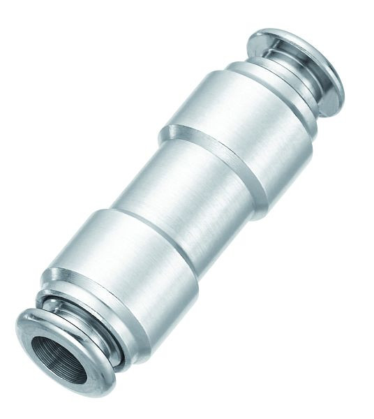 Prevost Gleichseitiger Verbinder für Schlauch - RMU ET, für Schlauch mit Außen-Ø= 6 mm, VE: 10 Stück, RMU ET0606
