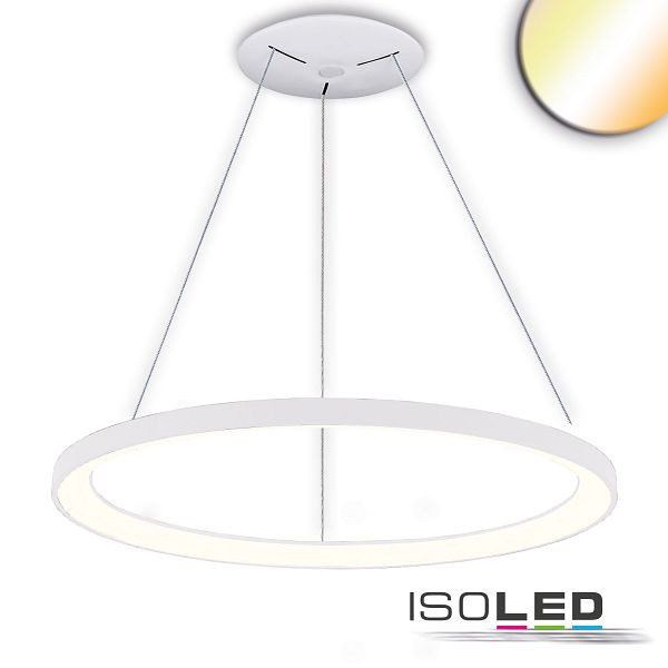 ISOLED LED Hängeleuchte Orbit 780, weiß, 60W, rund, ColorSwitch 3000/3500/4000K, dimmbar, 115652