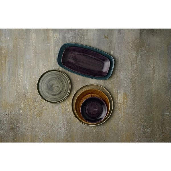 Churchill Stonecast Patina Deep Purple Coupé-Teller 165 mm (12 Stück), DX061