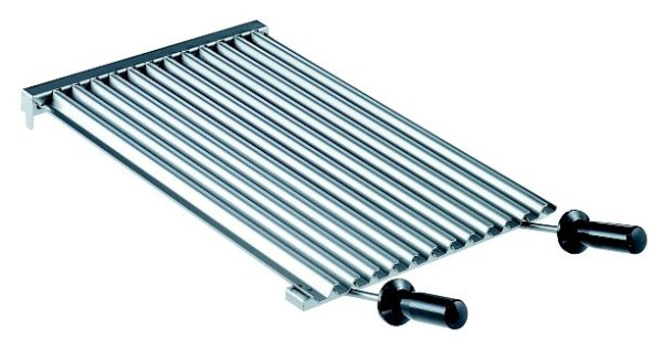 ZANUSSI Spezialgrillrost, aus Edelstahl, mit Auffangrinne, B x T in mm: 175 x 435, Lieferumfang inkl. Schaber, 406921612
