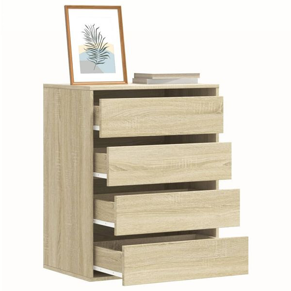 vidaXL Kommode Sonoma-Eiche 60x41x76 cm Holzwerkstoff, 852872