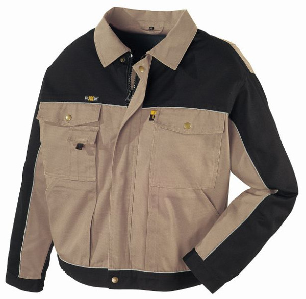 teXXor Canvas (320 g/m²) Bundjacke RIO, khaki/schwarz, Größe: 3XL, 8310-3XL