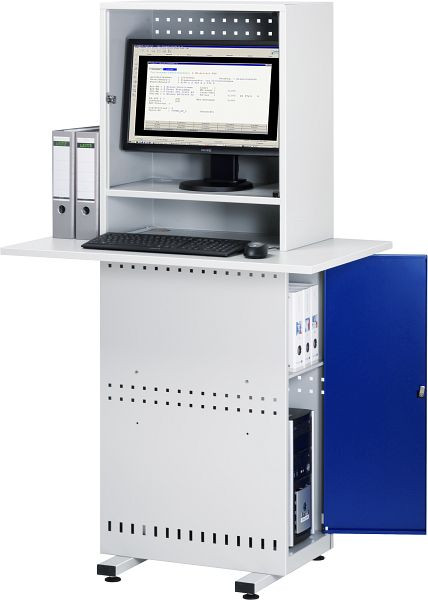 RAU Computer-Säule, B975xT610xH1675, Tastaturauszug, stationär, 07-CS-SL-M2.11