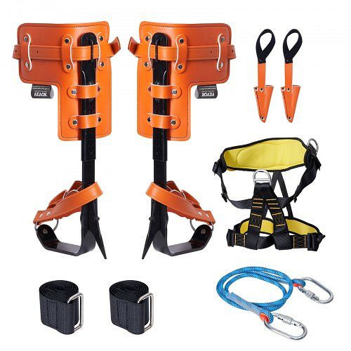 VEVOR Steigeisen Baumsteigeisen Baumklettern Ausrüstung Orange 335,28-431,8mm, PSZZPZCZHKPZ0IXFTV0
