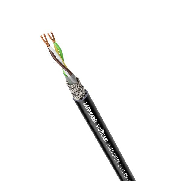 LAPP Datenleitung Niederfrequenz UNITRONIC® LiYCY (TP) 2x2x0,5, schwarz, VE: 50 Meter, 1030619/50