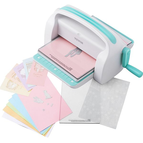 VEVOR Manuelle Stanz- und Prägemaschine 226 mm Kunsthandwerk Scrapbooking DIY, MQJSD960VRXLW605AV0