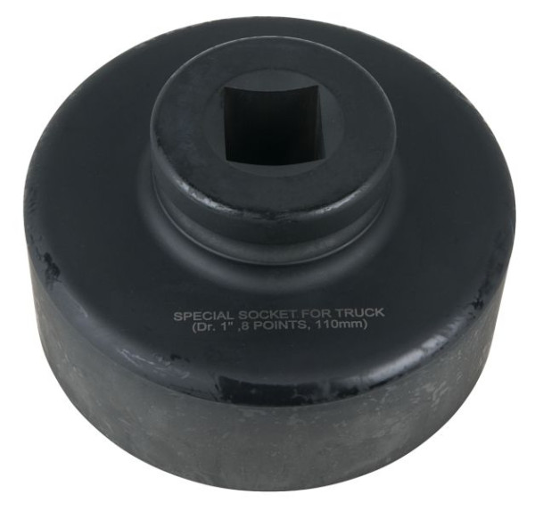 KS Tools 1" Achsmuttern-Schlüssel, 8-kant, kurz, 110 mm, 460.3320