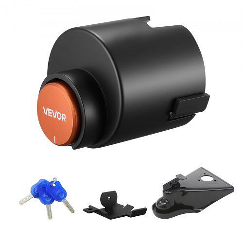 VEVOR Anhängerschloss, Φ142 x 175 mm, für 58,7-mm-Kupplungen, Diebstahlschutz mit 3 Schlüsseln, korrosionsbeständig, QTSTCTTSQBQL6IKIN001V0