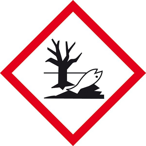 SafetyMarking GHS-Gefahrenpiktogramm, Symbol 09: Umwelt, BxH 3,7x3,7 cm, Folie, selbstklebend, VE: 500 Stück/Rolle, 31.3546-09