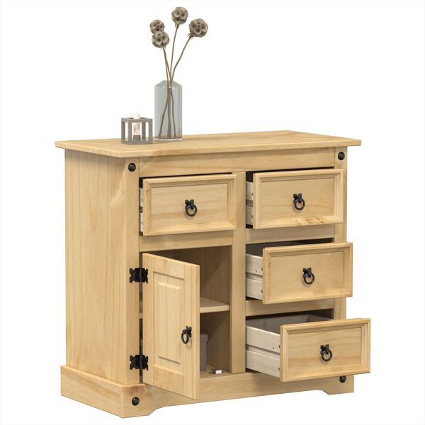 vidaXL Sideboard Corona 87x40x76 cm Massivholz Kiefer, 4005679