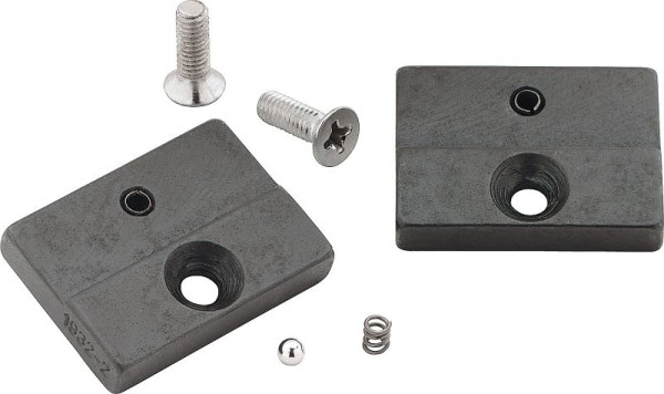 Hazet Ersatzteil Satz: 1 Paar Prägebacken, 30 mm breit, 2 Schrauben, 2 Spannhülsen, 1932-2/6