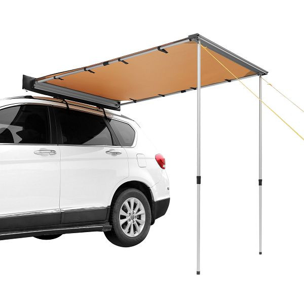 VEVOR Fahrzeugmarkise 6.6' x 8.2' Schattenspender Auto-Seitenmarkise PU3000 mm UV50+, QCCPSSS66X82V395CV0