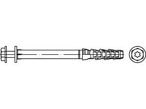 ART 88551 FISCHER-Langschaftdübel SXRL 8 x 80 FUS VE=S (50 Stück)