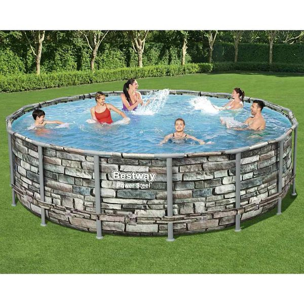 Bestway Power Steel Swimmingpool-Set 488x122 cm, 92843