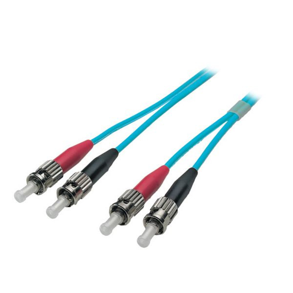 Dönges Patchkabel LWL, ST/ST 50/125y, OM3, 0,5 m, aqua, 108261