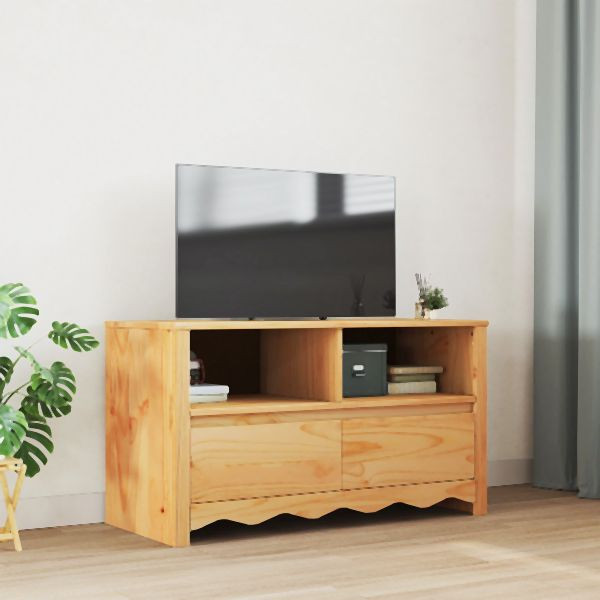 vidaXL TV-Schrank "DRAMMEN" 99x43x55 cm aus massivem Kiefernholz, 42003042