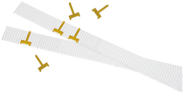 Eichner Planungssignale für Einstecktafel, schmal, gelb, VE: 50 Stück, 9085-00065