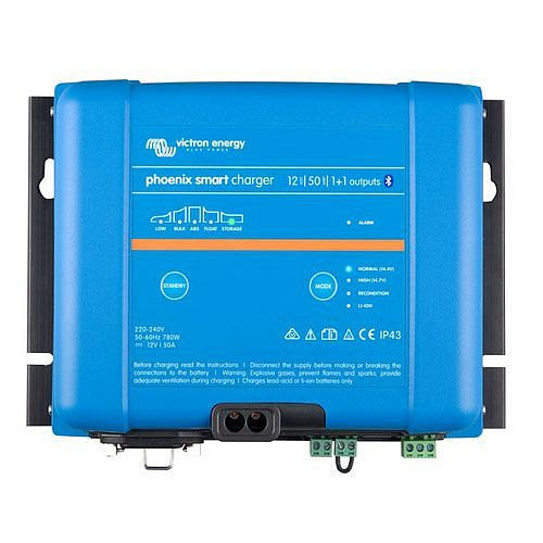 Victron Energy Batterieladegerät Phoenix Smart IP43 Charger 24/25 (1+1) 120-240V, 1-67-012480, PSC242551095