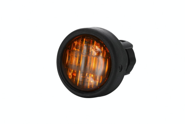 HELLA Zusatzblinkleuchte, LED, 12V, Einbau/geklebt, Lichtscheibenfarbe: gelb, Stecker: Male, seitlicher Anbau, 2BM 340 825-207