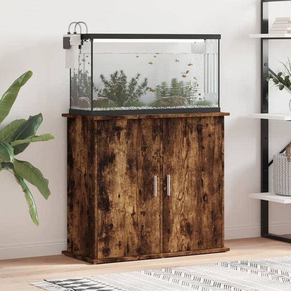 vidaXL Aquariumständer Räuchereiche 81x36x73 cm Holzwerkstoff, 833628