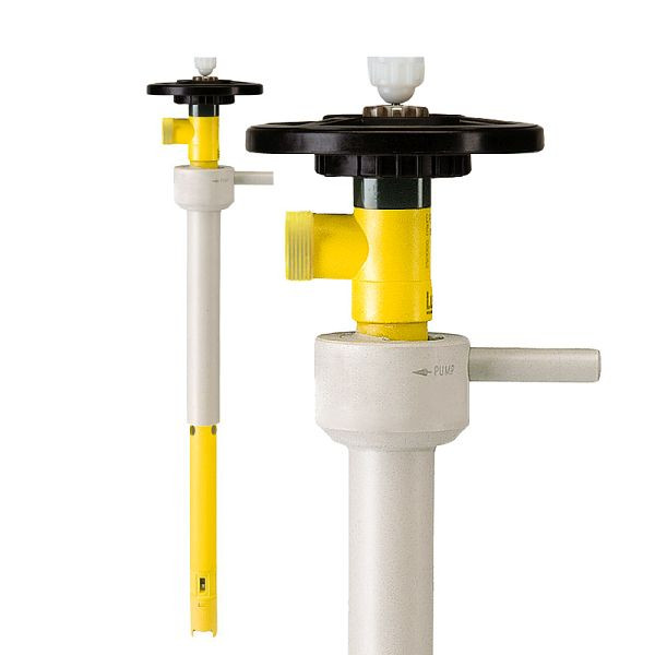 LUTZ Pump- und Mischwerk, aus PP, 1200 mm, mit Welle (Edelstahl) und Rotor, 309544