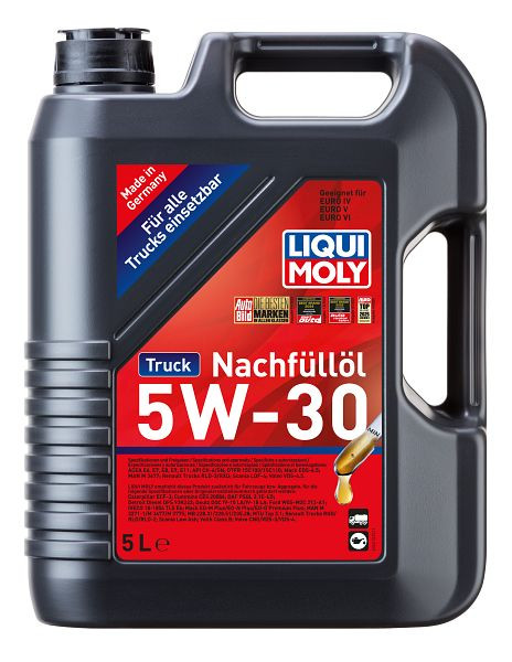 LIQUI MOLY Truck Nachfüllöl 5W-30, Kanister Kunststoff, VE: 5 Liter, 4615