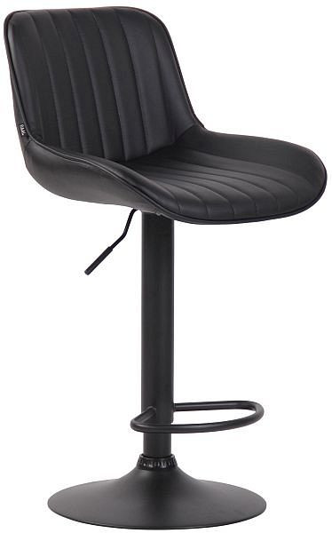 CLP Barhocker Lentini Kunstleder schwarz, schwarz, 318233