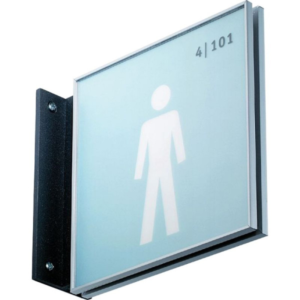 Stein HGS Fahnenschild -New Age-, doppelseitig, inkl. 2 Schildern, na5021