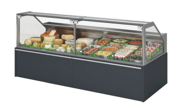 NordCap Frischwarentheke MILOS 2.0 937-O M2, zentralgekühlt, Umluftkühlung, 45470509372