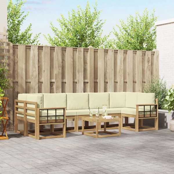 vidaXL Outdoor-Sofagarnitur 6-teilig, 3387394, 8721288779021