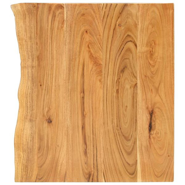 vidaXL Badezimmer-Waschtischplatte Massivholz Akazie 58x52x3,8 cm, 286318