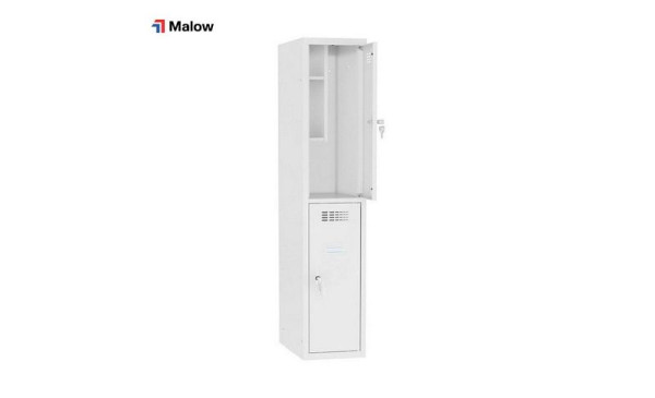 Eurobox Garderobenspind, 1 Abteil 2 Fächer, 400 mm, H:1450 mm, 0710-040102