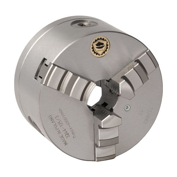 Optimum Dreibacken-Drehfutter Guss Ø 200 mm DIN 6350 A2-5 BISON, 3450210