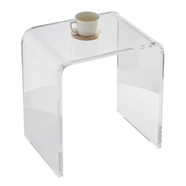 VEVOR Acryl-Beistelltisch 415 x 305 x 460 mm, U-förmiger Acryltisch Beistelltisch, YKLBZXTMSDGZUGWAPV0