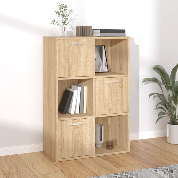 vidaXL Lagerschrank Sonoma-Eiche 60x29,5x90 cm Holzwerkstoff, 801137