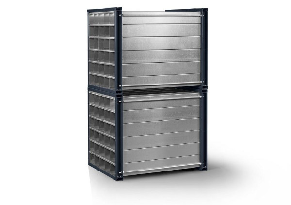 RR Industrietechnik Wabenregal Typ RWR-128/1 RAL 7016, 130200214