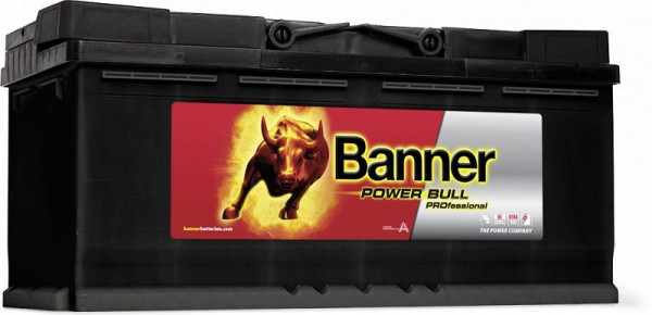 Banner Power Bull PROfessional P100 40, Kalzium PKW Batterie der neuesten Generation, 013600400101