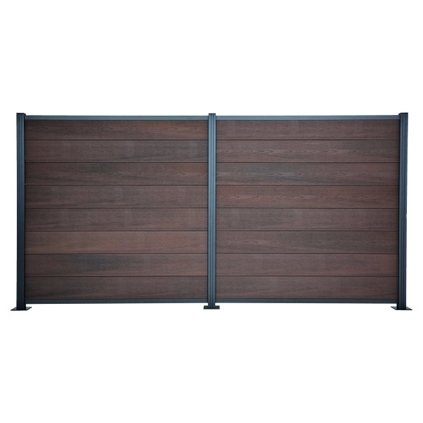 T&J ÖLAND-Serie IPÉ (braun), Zaunlamelle 20 x 210 x 1793 mm, coextrudiert Holzmaserung, 44892