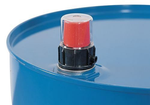 DENIOS Überfüllanzeige für 2"- und 3/4"-Spundöffnungen, mit transparenter Schutzkappe, 148365