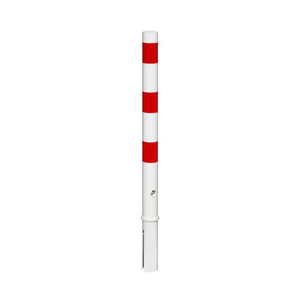 STEIN HGS Absperrpfosten SPU 764, RAL9010HR, ohne Profilzylinder, abschließbar über Dreikant nach DIN 3223, ohne Öse, ohne Öse, 78199.0003