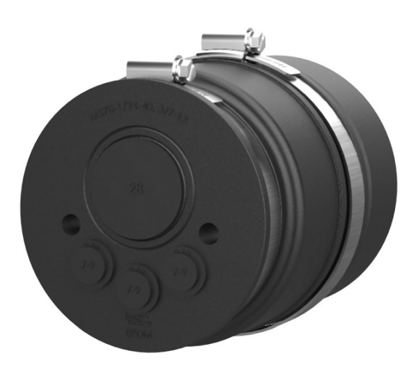 Hauff Universal-Manschettenstopfen für Wasser und Elektro MS78EW 1x24-40+3x7-13+2x5-8, 5060150452