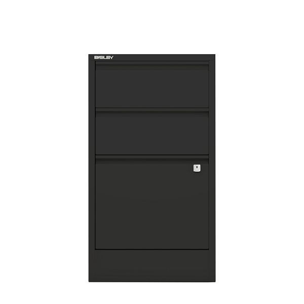 Bisley Home Filer, 2 Universal-, 1 HR-Schublade, 133 schwarz antibakteriell, HF3133