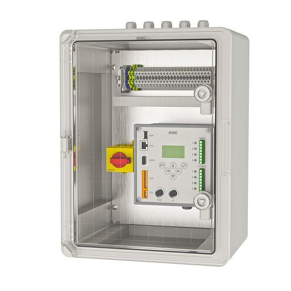 KWC Steuerschrank ECC2, A3000open, Kunststoff, AP, mit GLT-Protokoll, 230 VAC-24 VDC, 2030072185