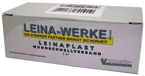 LEINA-WERKE Wundpflaster, 1 m x 8 cm wasserfest, 70102, 4011166701027