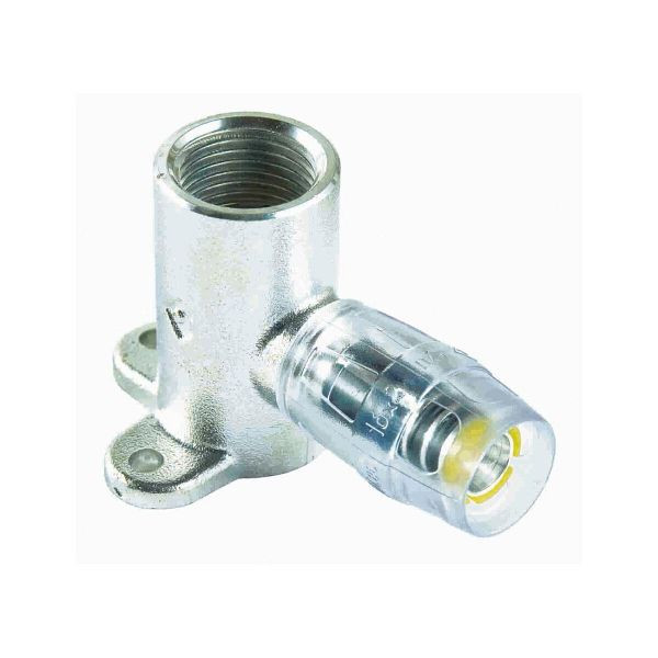 Multitubo Metall-Steck-Wandscheibe MS, 16mmx1/2 IG, mit Flansch, verzinnt 69010, 108092