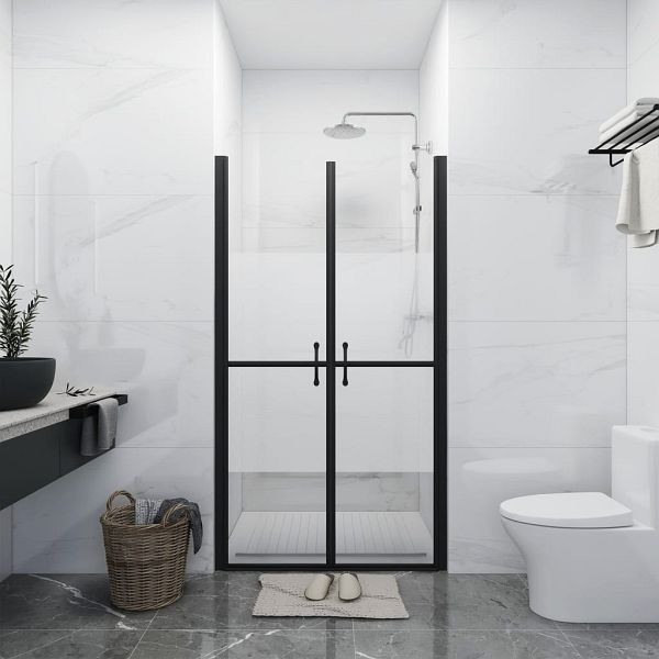 vidaXL Duschtür Halb Matt ESG (78-81)x190 cm, 150833, 8720286416440