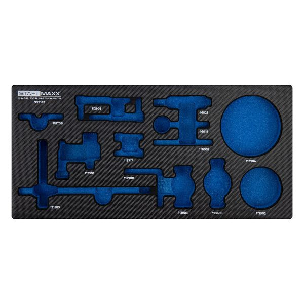 Stahlmaxx Schaumstoffeinlage 1/3 für VAG Porsche Bentley 2.7 3.0 4.0 4.2L TDI V6 V8 Diesel, XXL-999142S