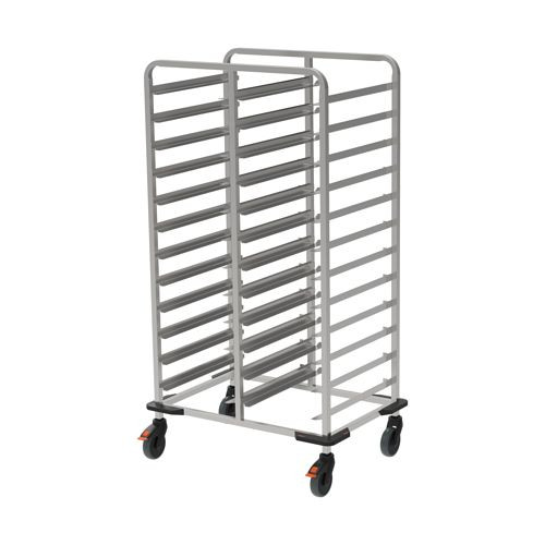 Rieber Regalwagen Tablett-RW 2xEN-Norm - Stoßecken, 88041402