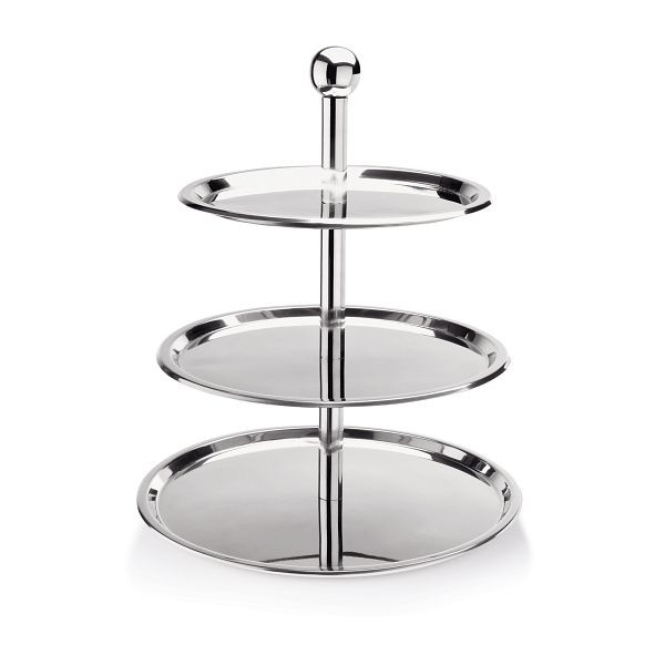 WAS Etagère, 3-stufig, 47 cm, Chromnickelstahl, 1418003